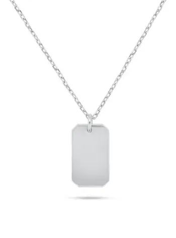 Varëse për femra Brilio Silver Dog Tag NCL201W, e argjendtë