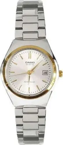 Orë dore Casio LTP1170G-7A, kuarc, çelik inoksi, argjendi