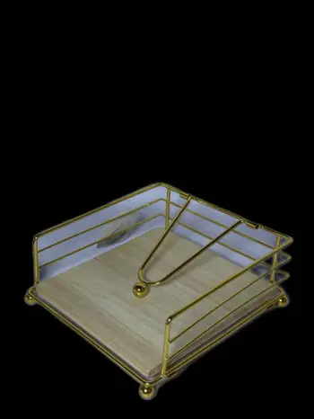 Mbajtese per faculeta 17.5cm , gold me dru . UNIMIKS