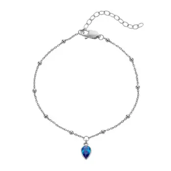 Byzylyk për femra Hot Diamonds December, i argjendtë
