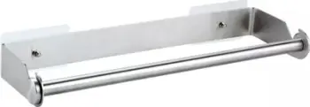 Mbajtës letrash kuzhine KB-7563, çelik inox, montim në mur, argjendtë