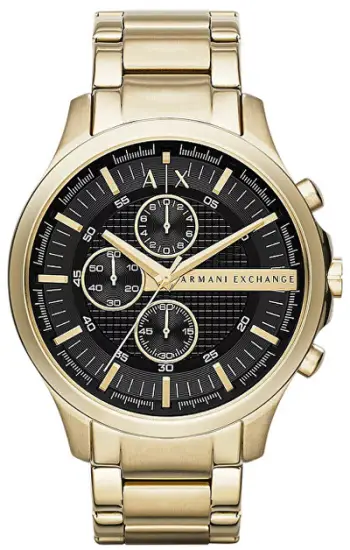 Orë për meshkuj Armani Exchange Hampton AX2137, e artë