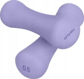 Set pesha dore Spokey BONE, 2x0.5kg, neopren, vjollcë
