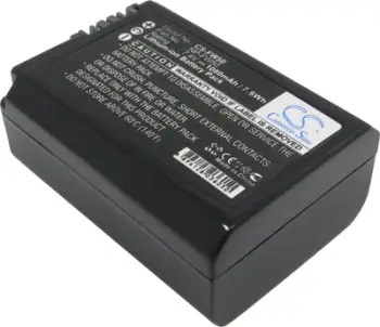 Bateri kamerë Sony NP FW50, 7.4V, 1080mAh, e zezë