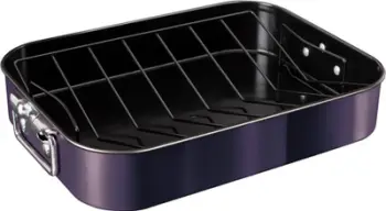Tepsi pjekjeje BerlingerHaus Purple Eclipse, me rrjetë, sipërfaqe titani, lejla