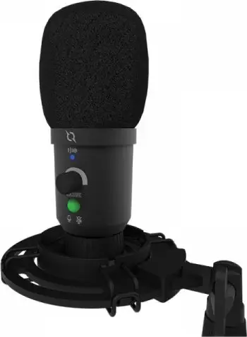 Mikrofon gaming AQIRYS Voyager, USB, me anulim zhurme, i zi