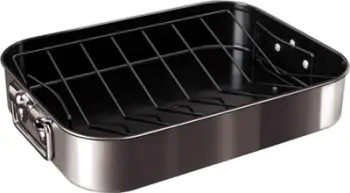 Tavë pjekjeje Berlinger Haus Carbon PRO Line, 41.5x32 cm, sipërfaqe titani jo-ngjitëse, metalike
