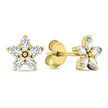 Vathë Brilio Silver Flowers EA591Y