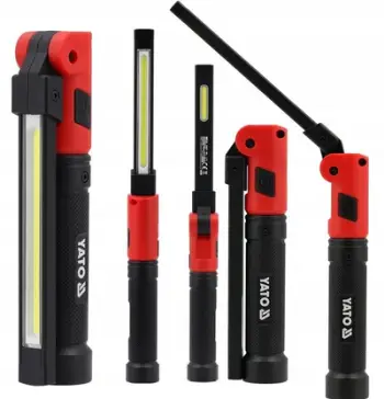 Dritë pune LED Yato, 800lm, trup alumini, e kuqe e zezë