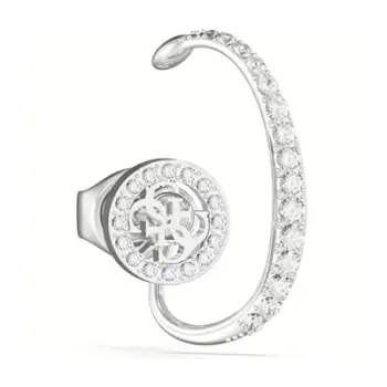 Vath i vetëm për femra Guess Crazy Earrings JUBE03292JWRHT, i argjendtë