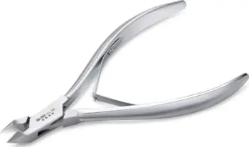 Gërshërë për thonj akrilik Omi Pro-Line AB-202, solid jaw, argjendti