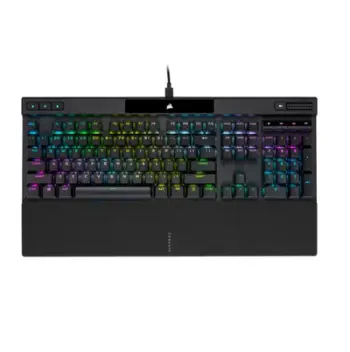 Tastierë gaming Corsair, mekanike CHERRY MX RGB Red, me ndriçim RGB, e zezë