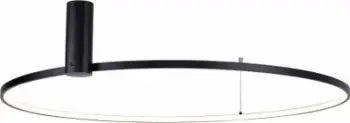 Llambë tavanore Horik 89429 90BK, LED, dizajn unazor, e zezë