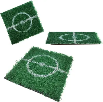 Nëngota Find Me a Gift Football Pitch, set 4 copë, pamje fushe futbolli, jeshile