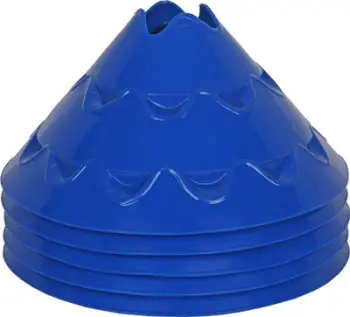 Kone stërvitjeje Maxwel Mushroom Cone, 15 cm, PVC, blu