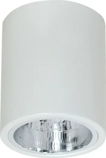 Spot tavanor Luminex Downlight, i rrumbullakët, Ø 11 cm, i bardhë