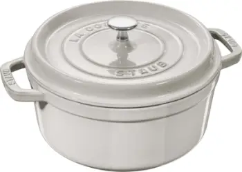 Tenxhere gize Staub La Cocotte, 5.25L, kapak hermetik, gri truffle
