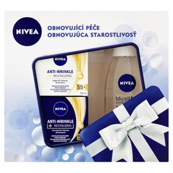 Set Nivea Refreshing Care, krem anti-rrudhë 55+ 50 ml + ujë pastrues 200 ml