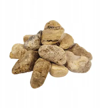 Gurë dekorativë akuariumi WIO White Adder Nano Boulder, sedimentar natyral, për akuarium dhe terrarium, ngjyrë krem