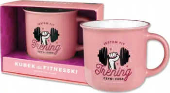 Filxhan HOBBY Mug Hobby For Fitness Girl, 350ml, porcelan, shumëngjyrësh