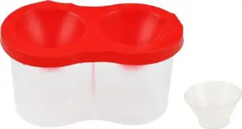 Gotë për shpëlarje furçash, 11x6.5 cm, plastike, shumëngjyrëshe