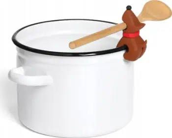 Mbajtëse kuzhine OTOTO Buddy Dog, për lugë dhe spatula, rezistente ndaj nxehtësisë, e zezë