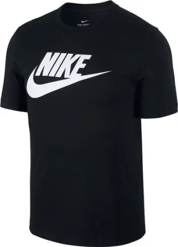 Bluzë Nike NSW Tee Icon Futura M AR5004 010, pambuk, e zezë