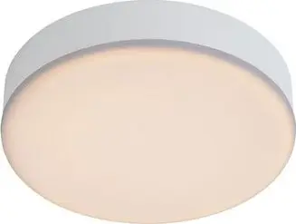 Plafon banjoje Lucide Ceres LED, 21.5cm, 30W 3000K, IP44, i bardhë
