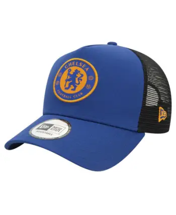 Kapelë Era Chelsea FC 9FORTY E Frame Trucker, e rregullueshme, blu