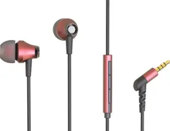 Kufje in-ear Buxton BHP 4020 Mk2, me mikrofon, 3.5mm, të kuqe