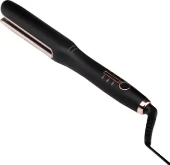 Hekur flokësh Innovation K-219, 2 në 1 drejtues dhe kaçurrels, rregullim temperature, i zi