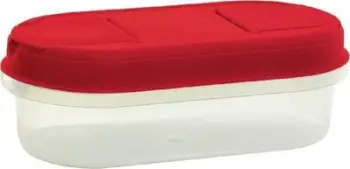 Enë plastike Plast Team Container 1124, 0.5L, me dozator, e kuqe