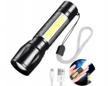 Elektrik dore Mini LED COB, alumini, IP65, i zi