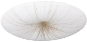 Plafon LED EGLO Nieves 1, Ø31cm, dizajn dekorativ, e bardhë