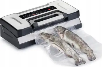 Aparat vakumimi Caso Design VRH 790 Advanced Pro, sistem CASOTEK Liquid, trup inoksi, argjendtë e zi