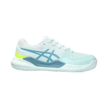 Atlete tenisi për fëmijë Asics Gel Resolution 9 GS Clay Court, nr 2, të bardha