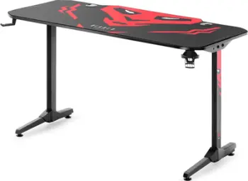 Tavolinë për gaming Diablo Chairs X-Mate 1400, 140x66cm, e kuqe / e zezë