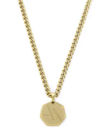 Qafore për meshkuj Armani Exchange, e artë