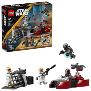 Lodër ndërtimi LEGO Star Wars 75449 Siege of Mandalore, 116 pjesë, 6+ vjeç, shumëngjyrëshe