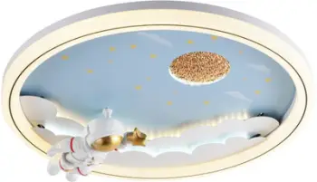 Llambë tavani LED FOCUS MX4020-1-DWD, dizajn astronaut, shumëngjyrëshe