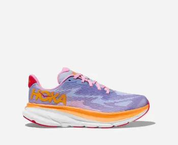 Atlete vrapimi për fëmijë HOKA Clifton 9, numër 6, blu