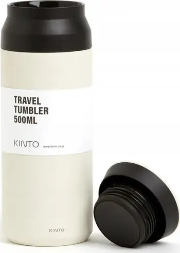 Termos Kinto Plastic 20942 Travel Tumbler, 500ml, i bardhë