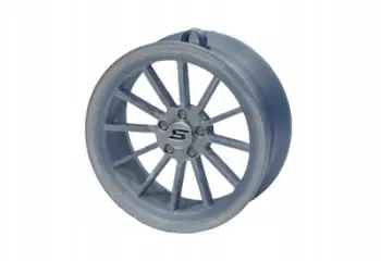 Varëse dekorative Slide Rim 01, 70mm, për pemë ose çelësa, argjendi