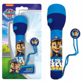 Elektrik dore Paw Patrol Large Flashlight PW19999, LED, për fëmijë, blu shumëngjyrësh
