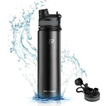 Shishe termike Rockbros 35210029001, 550 ml, inox, e zezë