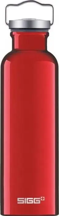 Shishe uji SIGG Original, 750ml, alumini, e kuqe