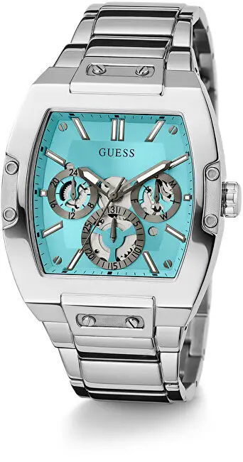 Orë për meshkuj Guess Phoenix GW0456G4, e argjendtë