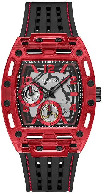 Orë për meshkuj Guess Phoenix GW0499G4, e zezë
