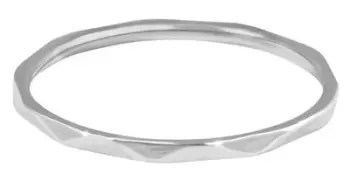Unazë Troli Minimalist, e argjendtë, 49 mm