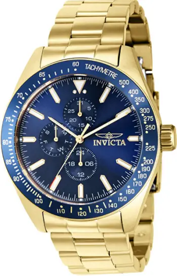 Orë dore për meshkuj Invicta Pro Aviator Quartz 38967, e artë
